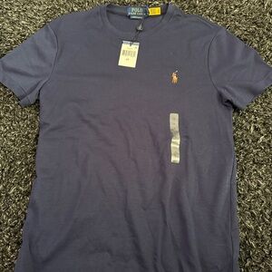 Polo by Ralph Lauren Men's Blue T-Shirt